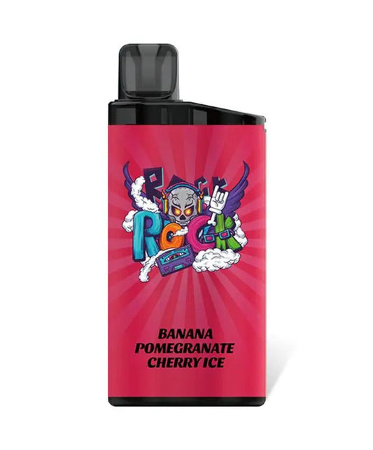 No Nicotine IGET BAR – Banana Pomegranate Cherry ICE | Disposable Vapes | Australia